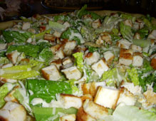 Caesar Salad Pizza